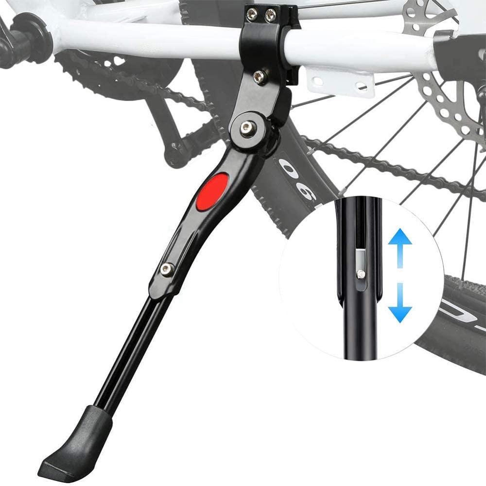 Bike Side Kickstand Verstelbare Aluminium Side Stand Met Anti-Slip Rubberen Voetjes Voor 22-27 Inch Mountain bike Road Fiets
