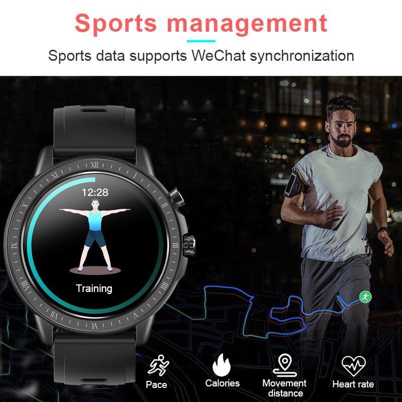 S02 Vrouwen Slimme Horloge 1.3 Inch Full Screen Touch Fitness Tracker Weerberichten Waterdichte Smart Polsband Voor Ios Android