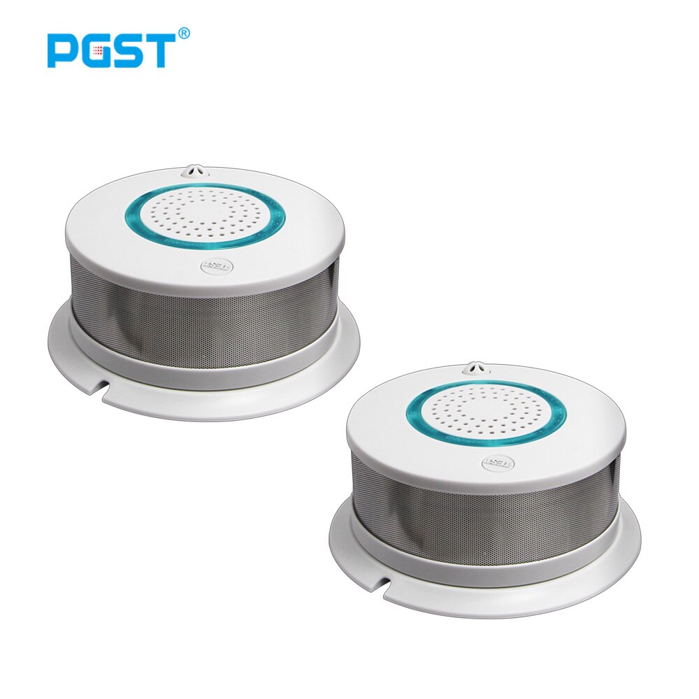 PGST 438R Smoke Detector Fire Protection Sensitive Alarm Sensor Firefighters for 433MHz Alarm Home Security System: 2.
