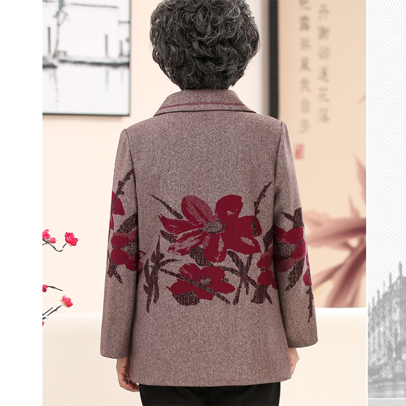 Ouderen Vrouwen Herfst Winter Kleding 60-70 Moeder Fluwelen Jas Oma Outfit Jas Specialiteit Van China Oude Man Kleding a122
