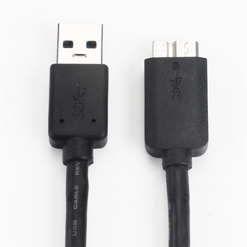 Micro USB3.0 Data Sync Charging Cable 45CM USB 3.0 MicroUSB Cable for HD PC USB Mobile Hard Disk Connection Line