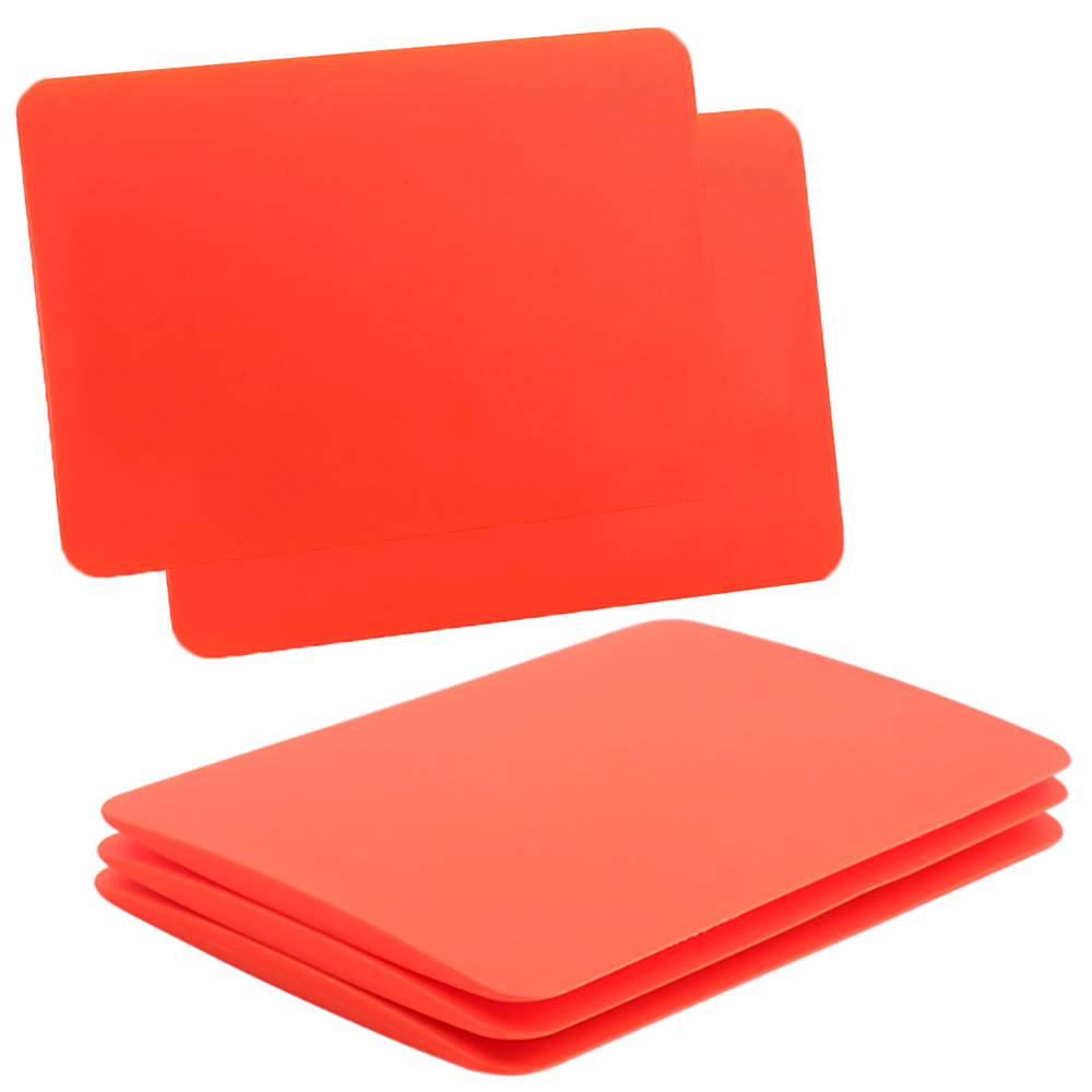 5/10PCS Car Window Tinting Film Tools Ultra-thin Edge Squeegee Vinyl Wrap PPF Protect Film Install Rubber Scraper Water Wiper: Brown
