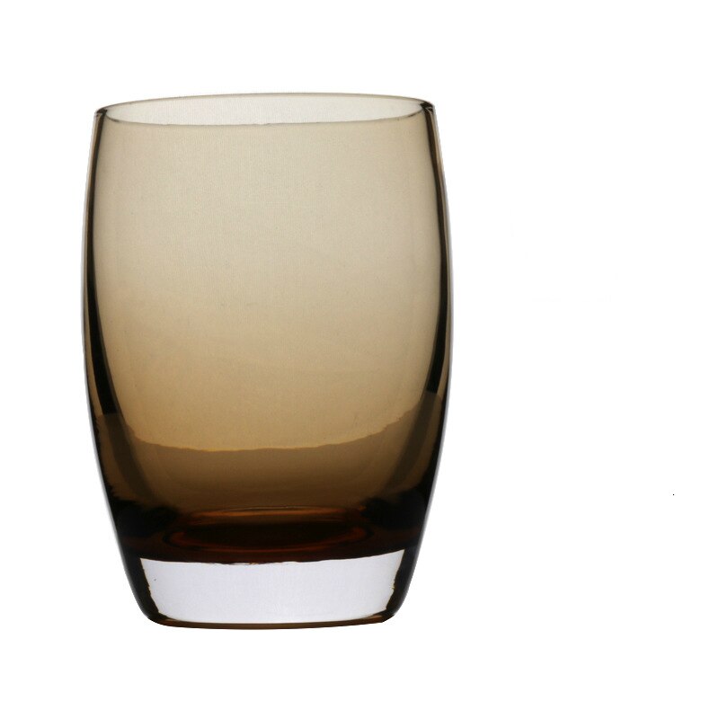 Färg glas raka ölkoppar hushåll genomskinlig whiskybar personlighet vinglas frukost latte mjölk frukt juice koppar: D