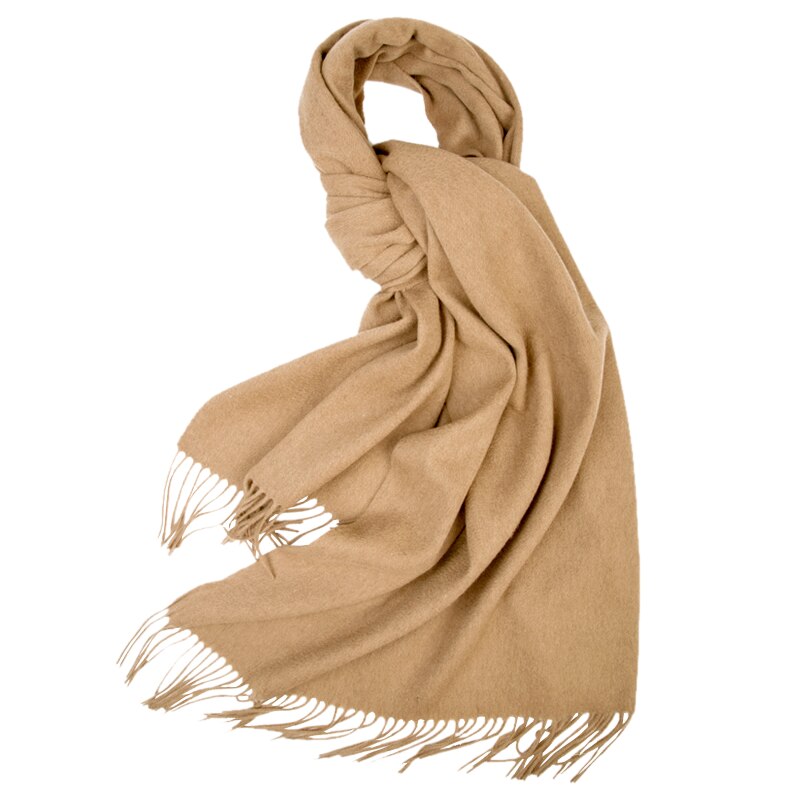 Wolle Winter Schal Frauen Schal Erwachsene Feste Schals Luxus Herbst Schals und wickelt Poncho Schals für Damen unisex wickeln: Kamel
