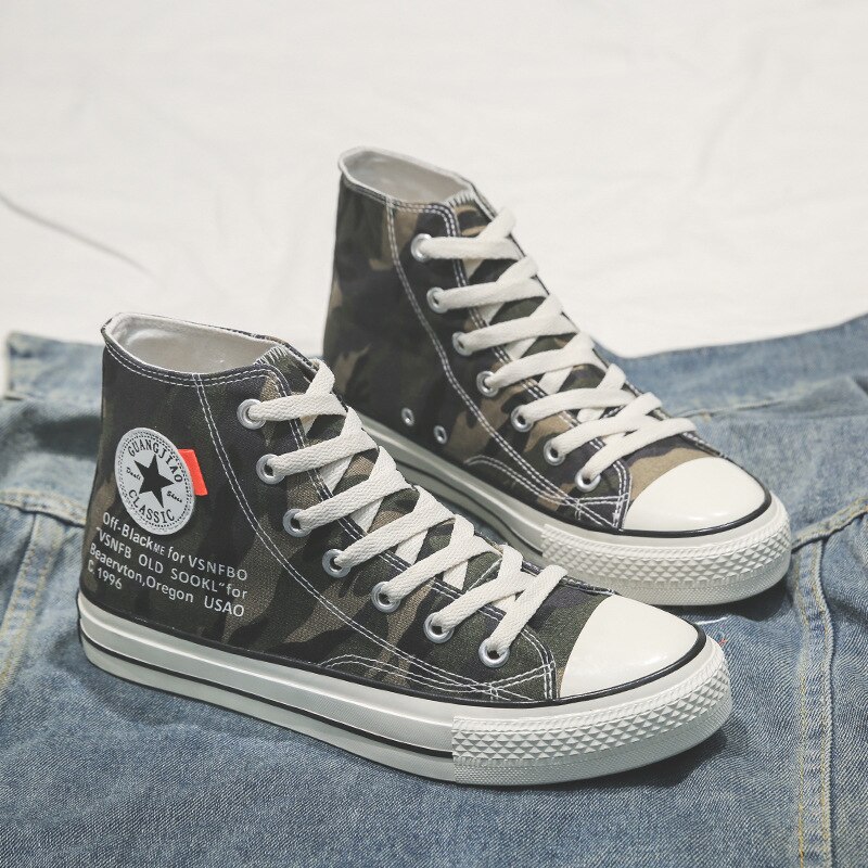 Mam Skateboarding Shoes for Hip Hop,Camouflage Canvas Shoes,Volcano Painting Casual Shoes,,Size 35-44