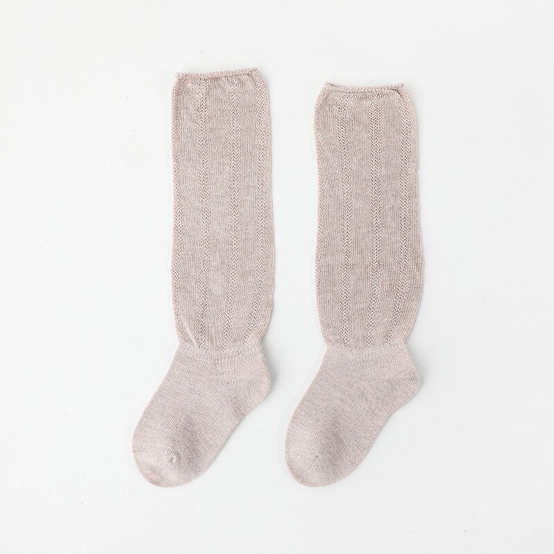 Baby Kniekousen Meisjes Jongens Katoen School Sokken Voor Kids Kinderen Baby Lange Buis Been Warme Lente Zomer Herfst sokken: Roze / 3-5 years old