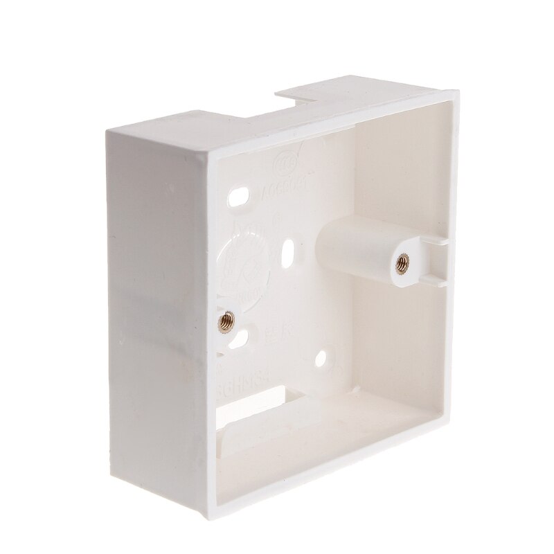 86X86 PVC Junction Box Wall Mount Cassette For Switch Socket Base N0HB