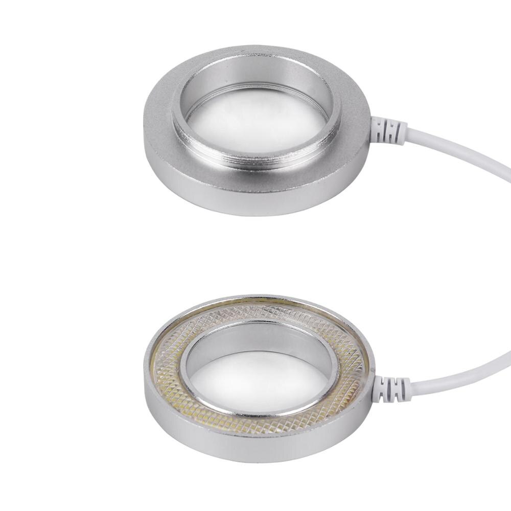 LED Light Illuminator Lamp For Microscope Circle Light Industrial Microscope Camera Light Source White/Black Excellent