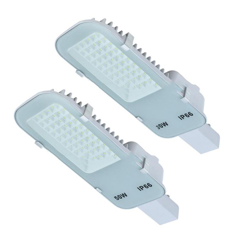 30/50W LED Road Street Head Light Aluminum Waterproof 85-265V Motion Sensor Led Lights Garden Outdoor Yard Lamp