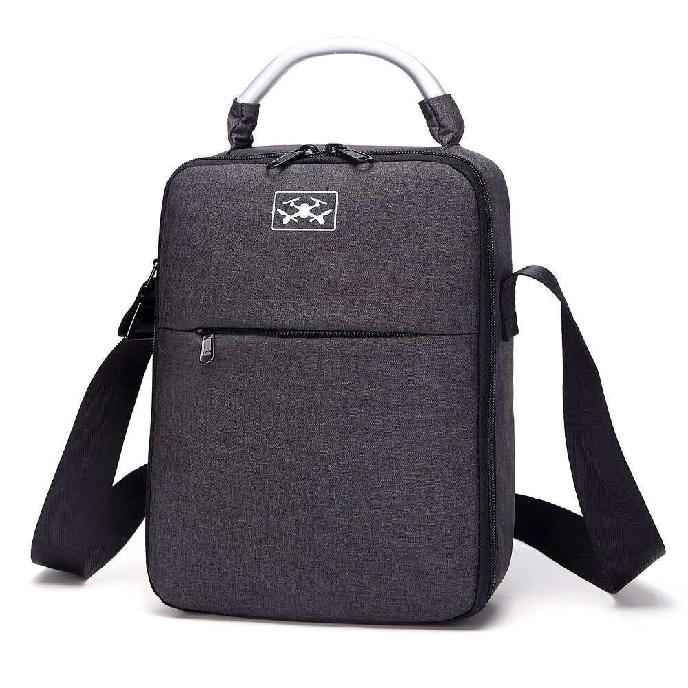 Bærbar opbevaringspose rejsetaske bærende skuldertaske til dji mavic air 2 drone tilbehør håndholdt bæretaske taske vandtæt: Sort