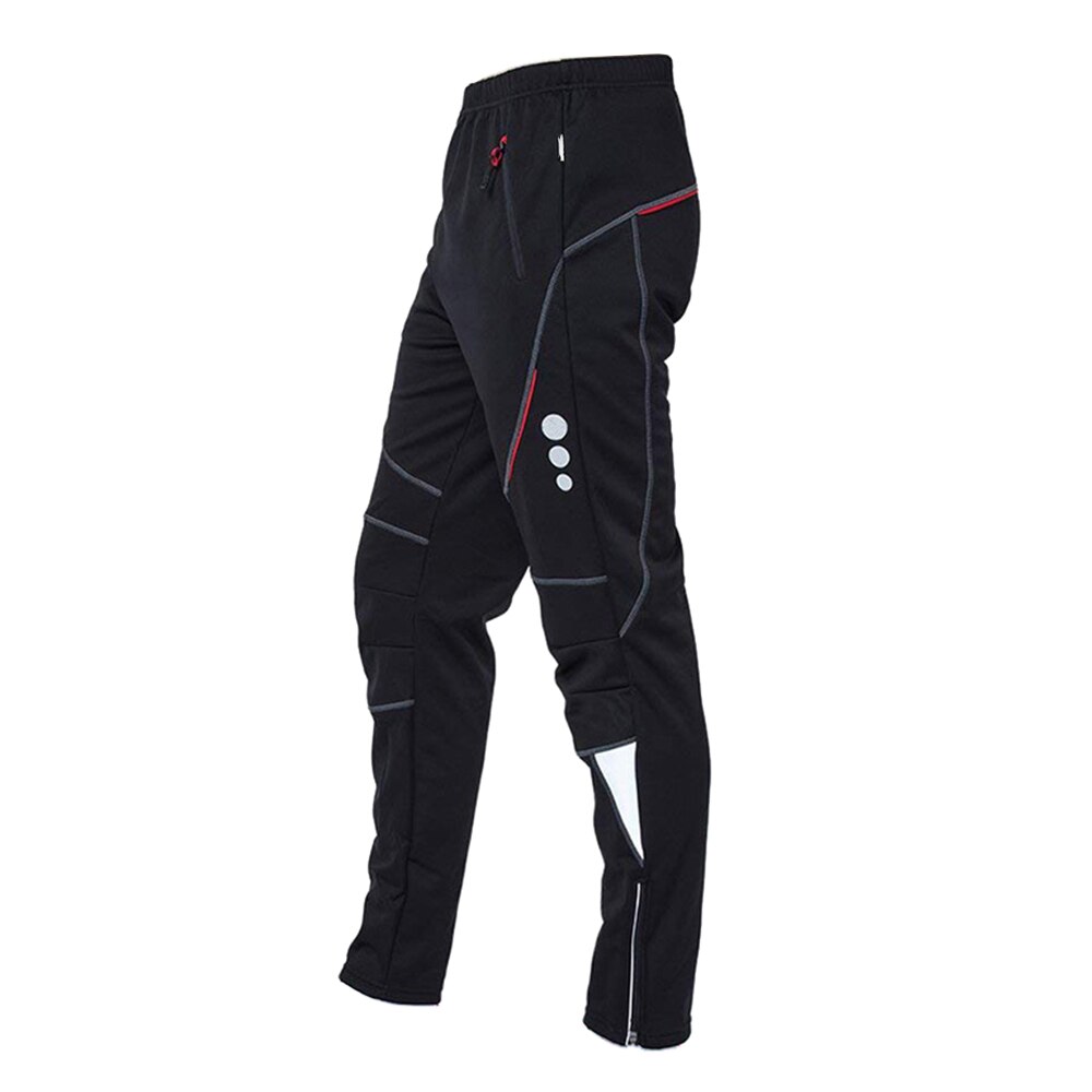 Heren fietsbroek sportbroek winddicht thermisch fleece winter fietsbroek ademend fietsen sportbroek broek