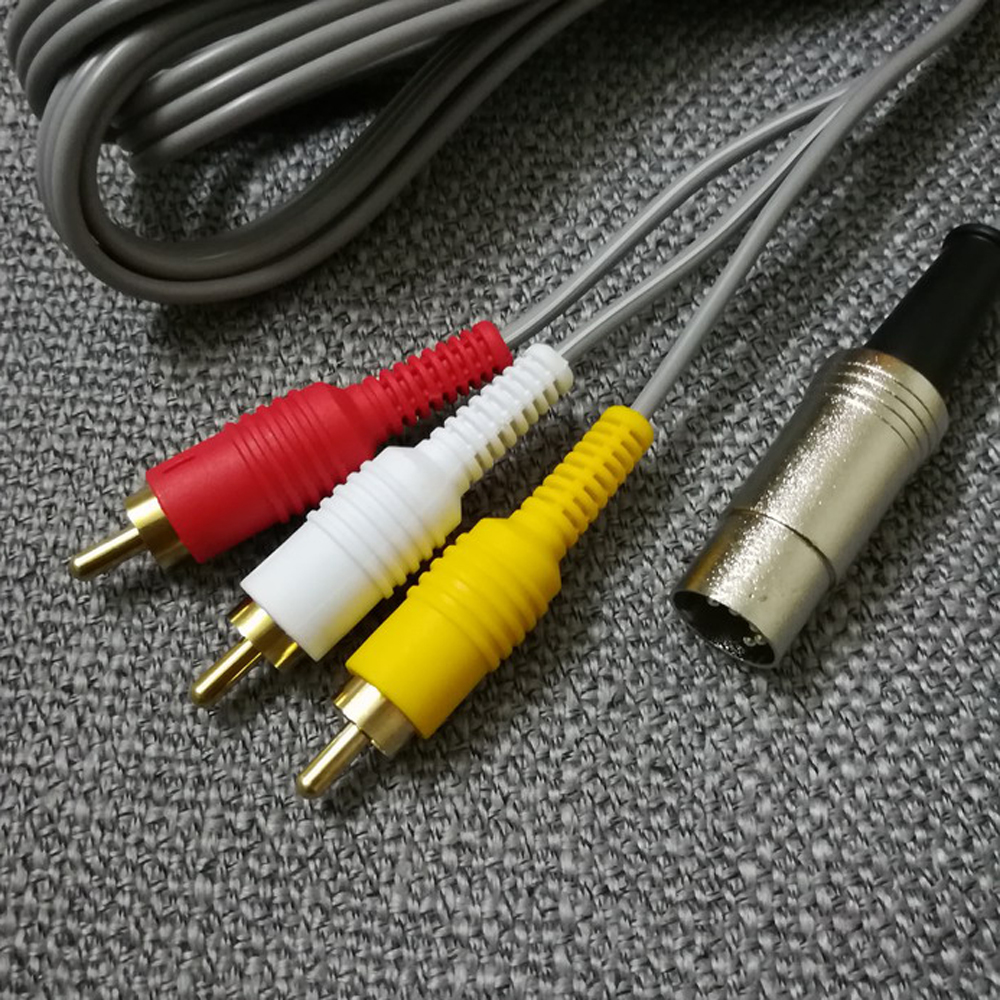 Dual-Channel Versie Audio Video Av-kabel Koord Voor Sega MD1 Voor St Voor Neogeo Game Console