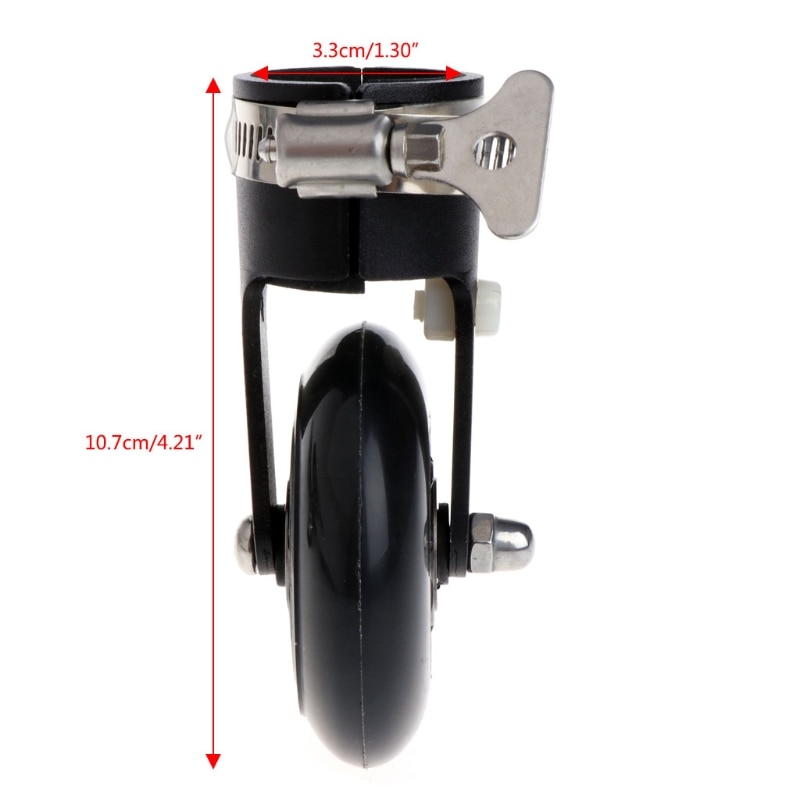 Draagbare Vouwfiets Extra Roller Wiel Opvouwbare Fiets Assistor Wiel R9UF