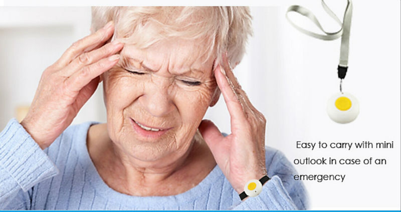 waterproof panic button, especially for the erlderly, wristwatch and necklace style.(Only sos button)