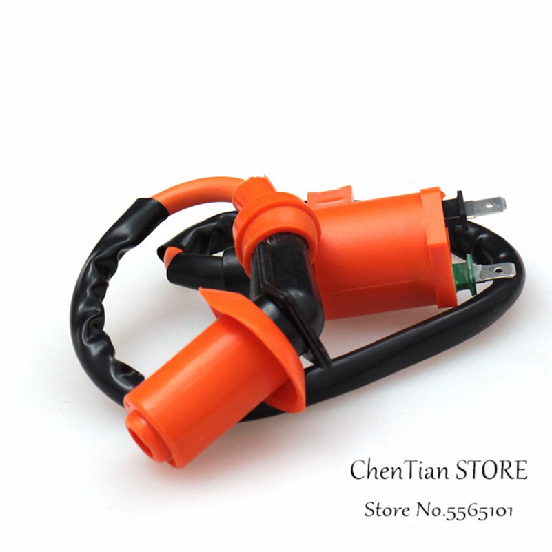 Racing Bobine + Bougie + Cdi Box Voor GY6 50cc-150cc 4-Takt Motoren Atv 6 Pin Male plug