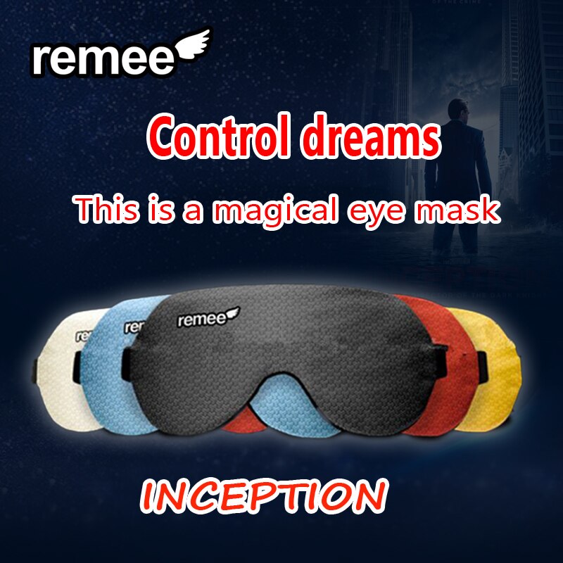 Remee-mascarilla para dormir, máscara de ojos con sombreado de viaje, Control de sueños, sueños lúcidos, relajante