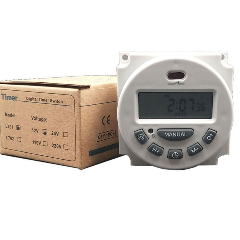 Digital Time Switch Timer LCD Screen Automatic Electronic Irrigation Controllers Garden Water Intelligence Watering System: 220V