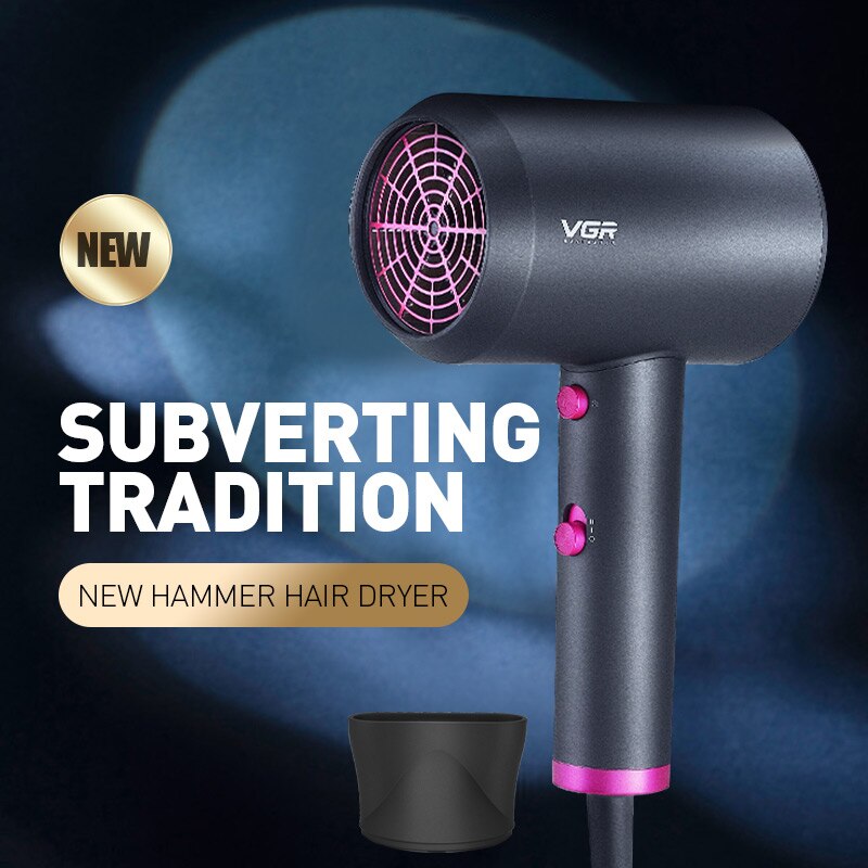 ENZO 1600W Professionelle Salon Haar Trockner Negativ Ionen Fön Elektrische Haartrockner Heißer/Kalten Wind Mit Luft Sammeln düse