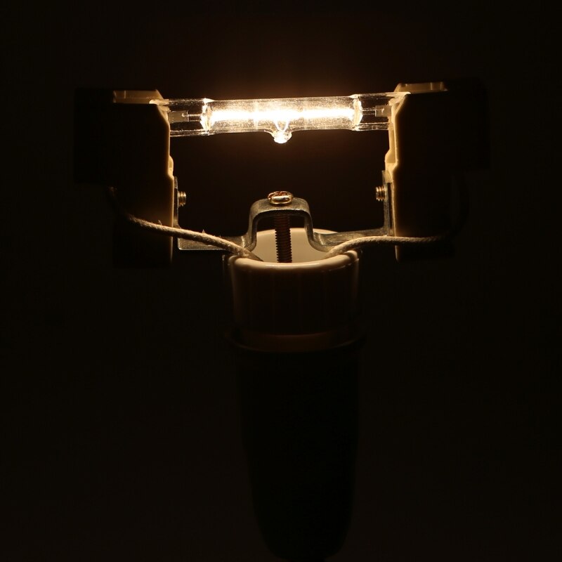 R7s halogen lineær lyspære 100w/150w/500w 78mm/118mm dobbelte  ac 220-240v