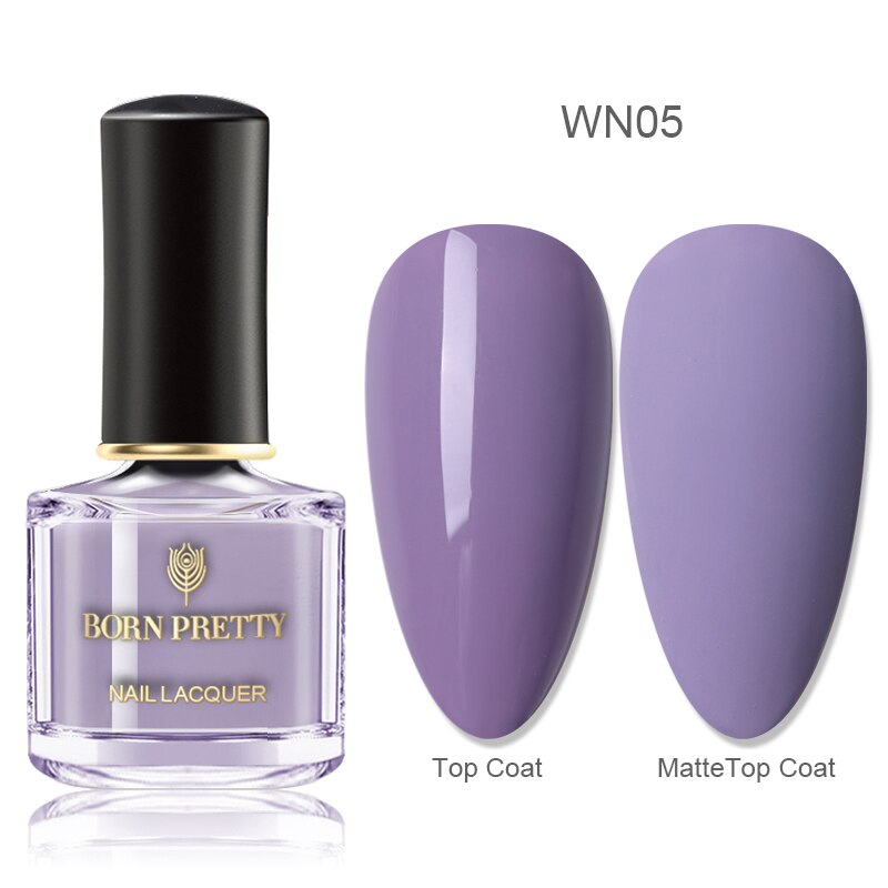Born pretty neglelak forår sommer tema rosa guld sort hvid krom glitrende nail art lak 6ml til gør-det-selv manicuring: Wn05
