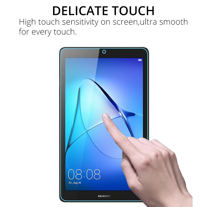 Skärmskydd i härdat glas för huawei mediapad  t5 10 t3 9.6 8 8.0 t3 7 3g t3 7.0 wifi  t1 7.0 t5 8 " skyddsfilm
