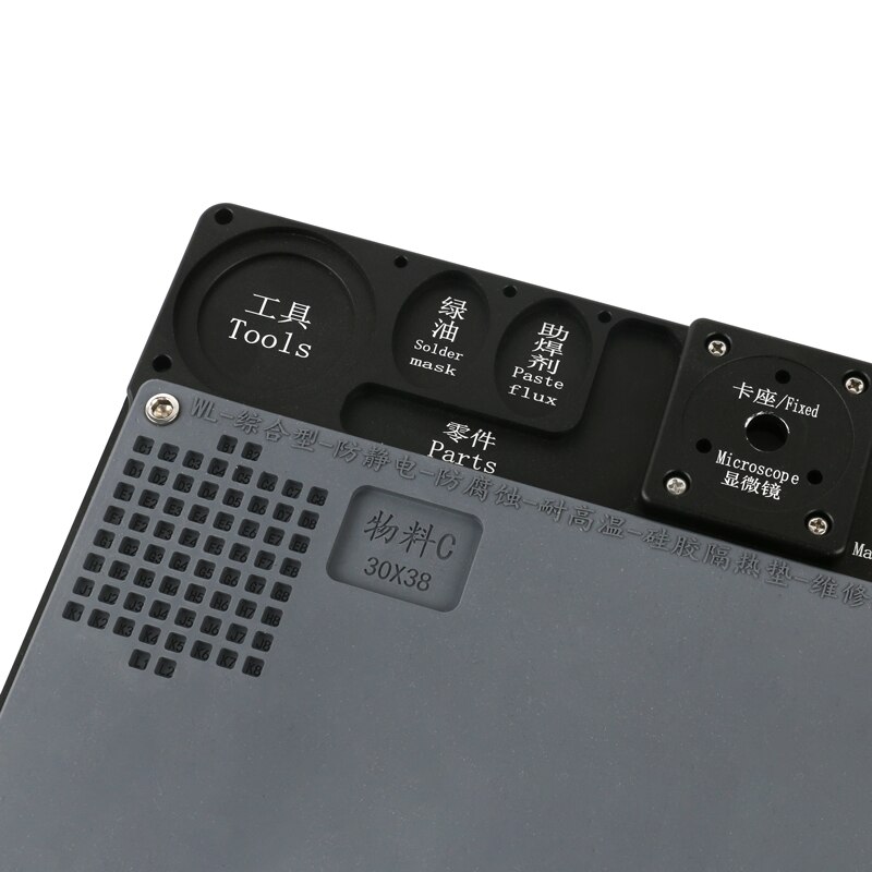 Trinoculaire Microscoop Multifunctionele Aluminium Microscoop Stand Houder Werktafel Base Onderhoud Platfon Voor Video Camera