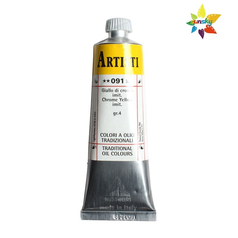 Maimeri Artisti-aceite Original italiano, tubular de gran durabilidad, 60ml, 102 colores, suministros de arte autoselectos