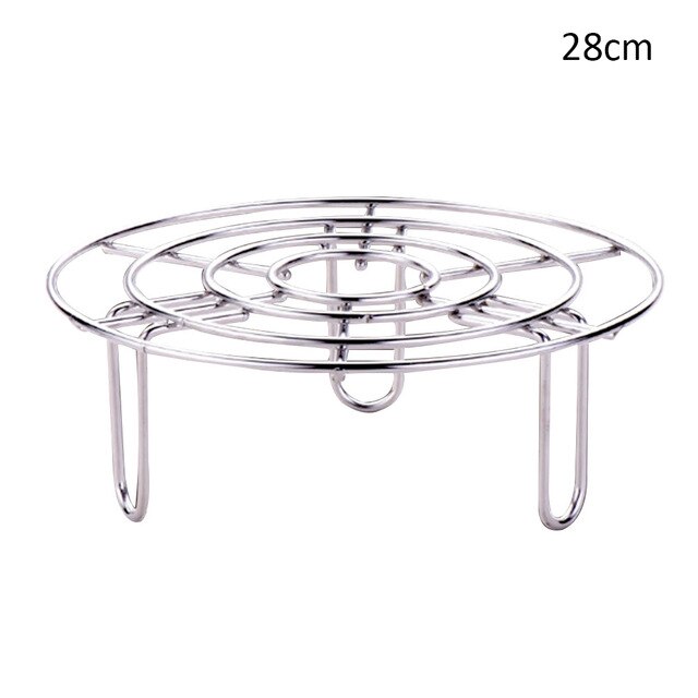 Pot Pan Stainless Steel Trivet Steamer Rack Tall Wire Kitchen Accessories Heavy Duty Food Vegetable Stand Round Pressure Cooker