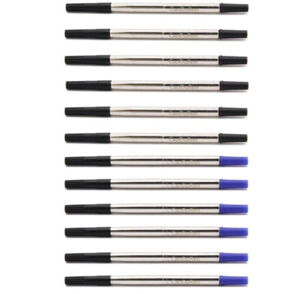 Recambios de bolígrafo Rollerball con punta de 116 mm de largo y 0,5 mm para Parker 3021531 1905323 Tinta alemana: Azul marino