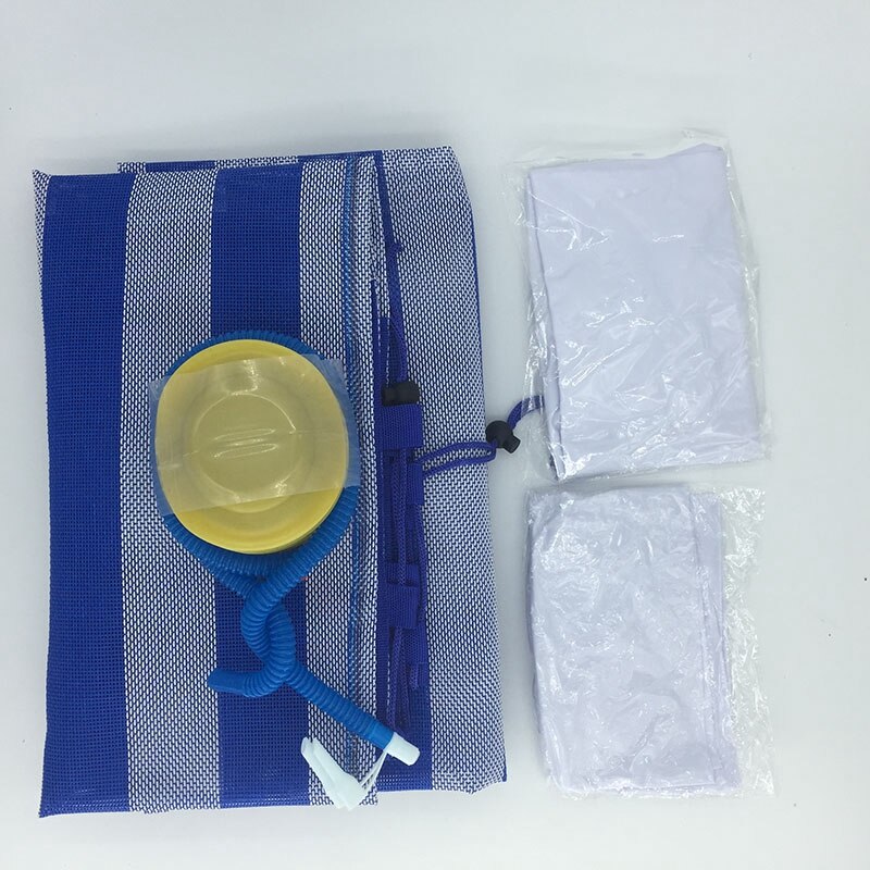 Avancerad simbassäng flytande hängmatta, multifunktionell vattenhängmatta loungestol med luftpump uppblåsbar flotta