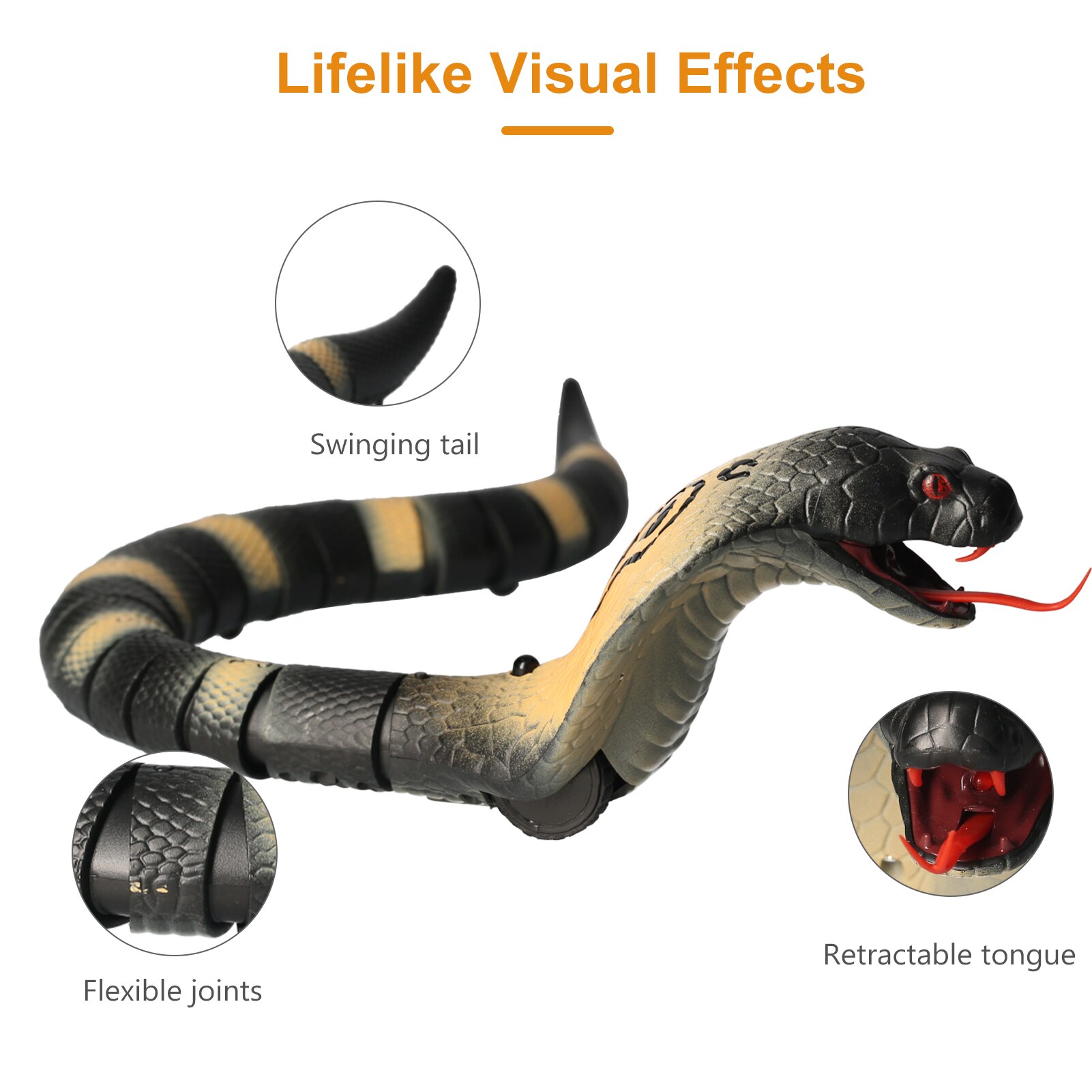 Novelty RC Snake And Egg Viper Remote Control robot Animal Toy Interactive Children's Toys for Kids Pet