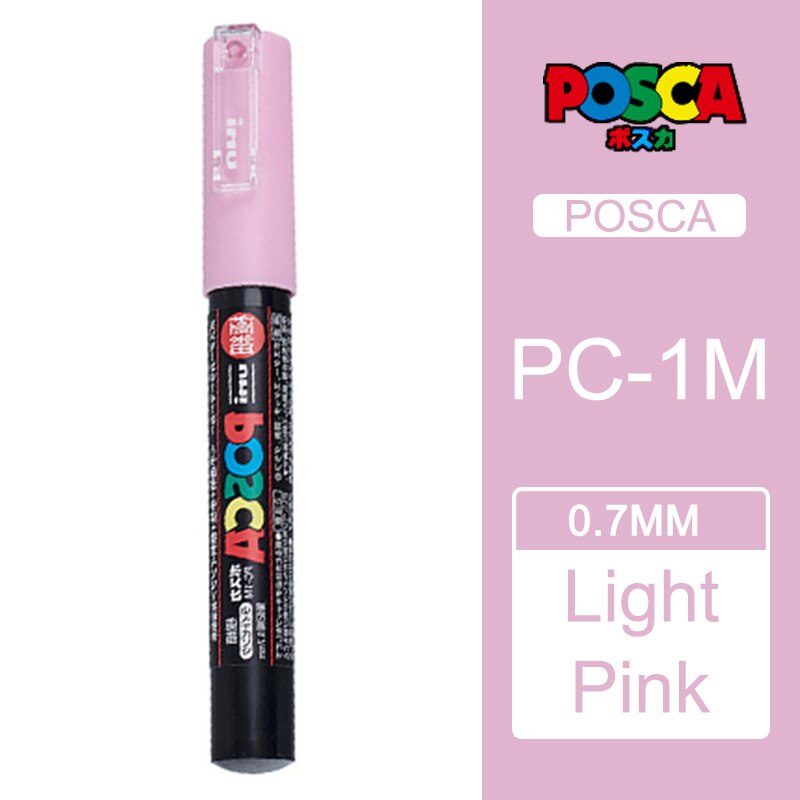 1 pc Uni Posca POP PC-3M Farbige Malen Kunst Marker Stifte Medium Spitze 0,9-1,3mm 24 Farbe Optional schule Schreibwaren Büro Liefert