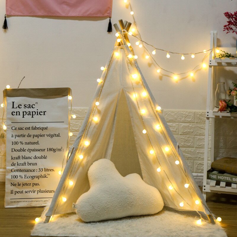 Bruiloft Decor Festoen Led String Lights Battery Power Kerst Led Bal Guirlande Verlichting Decoratie Boom Lichten Outdoor