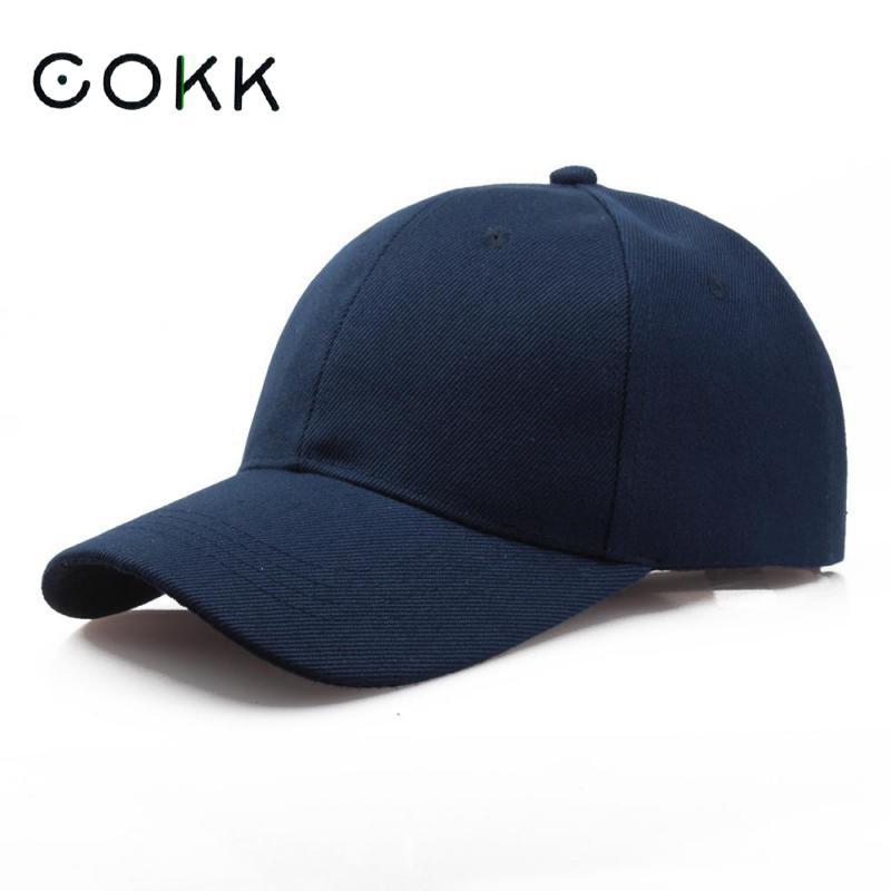 COKK Einfarbig Baseball Kappe Frauen männer Kappe Snapback Hüte Für Frauen Dad Hut Weibliche Schwarz Knochen Männlich günstige Gorras Lässige