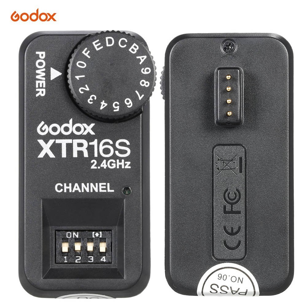 Godox  x1t- s ttl hss 2.4g flash sender trigger + xtr -16s modtager sæt til sony kamera  v850 v860