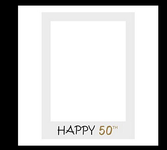 18th 21st 30th 40th 50th 60th 90th Happy Birthday Photo Frame Party Props Paper Supply Accessory