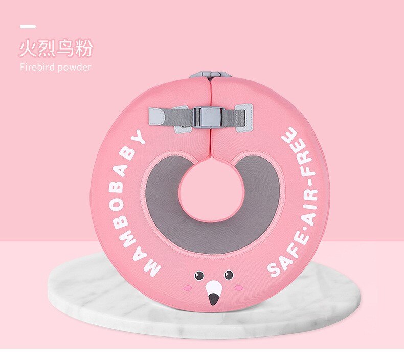 Niet-Opblaasbare Baby Zwemmen Drijvende Seat Ring Drijft Kind Floater Baby Zwemmen Ring Float Zwembaden Water Fun Accessoires Speelgoed: pink M  