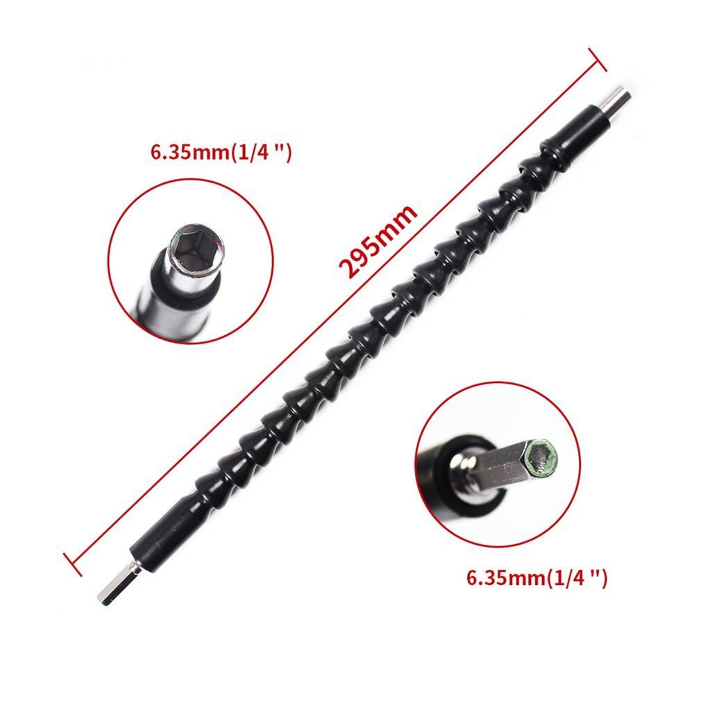 Electric Drill Flexible Shaft Screwdriver Universal Soft Flexible Shaft Electric Screwdriver Batch Extension Drill Bit Holder