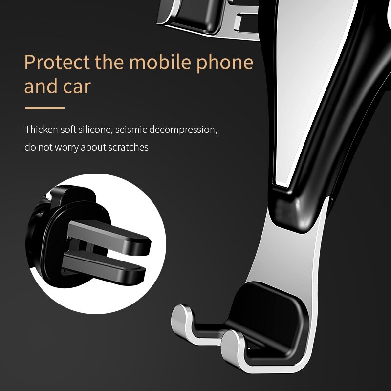 Licheers Auto Telefoon Houder Voor Iphone 7 8 Xiaomi Gravity Air Vent Mount Houder Mobiele Telefoon In Car Holder Stand voor Samsung S9