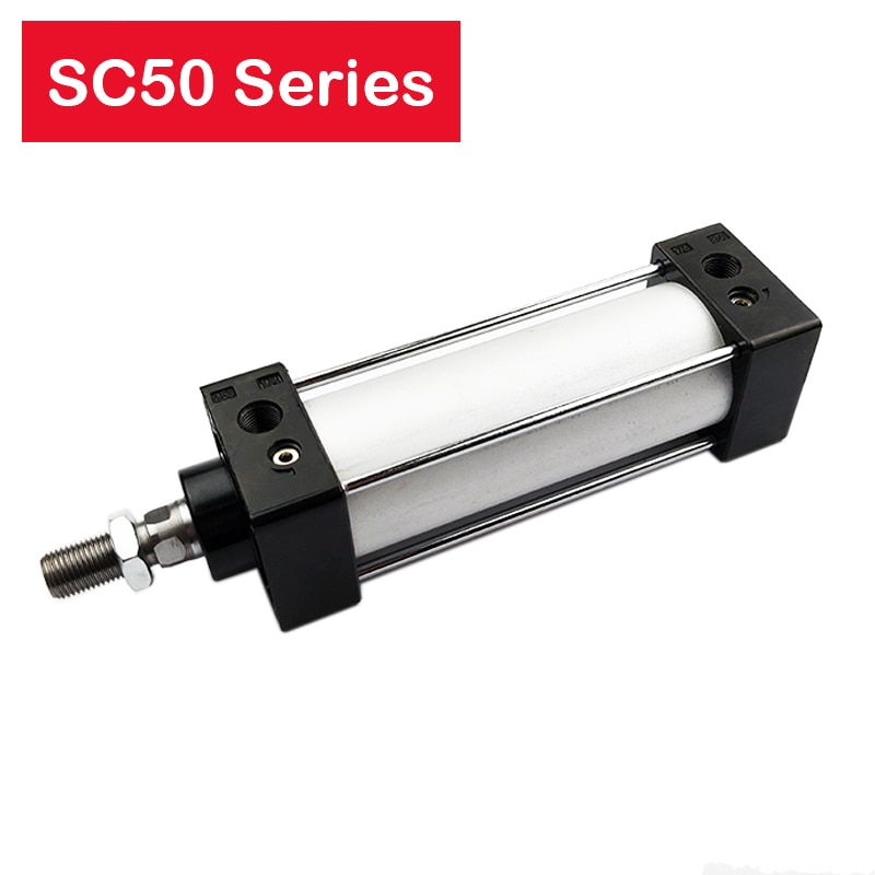 SC50 Serie Air Cilinders Dubbelwerkend Single Rod Pneumatische Cilinder Prijs Pneumatische Cilinder