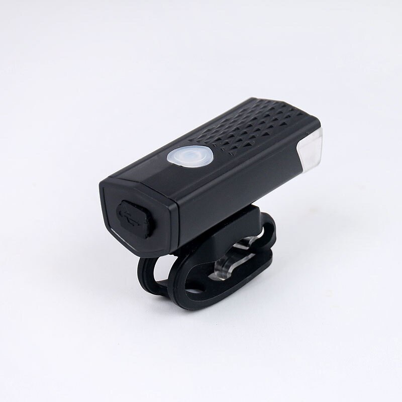 Cykellygte usb genopladelig 300 lumen 3 mode cykel forlygte 6000k vandtæt cykellygte lommelygte