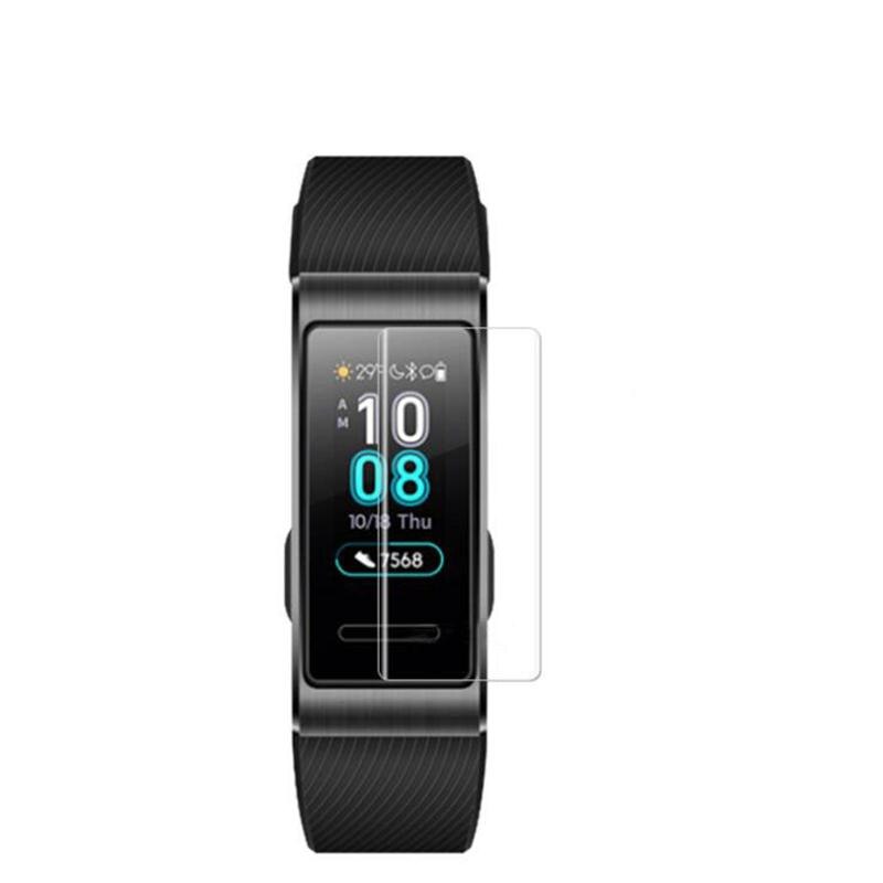 Filme protetor de tela para huawei fifata, 2 peças, para band 4/4pro/3/3pro/3e/4e película tpu macia transparente para pulseira honor 5i 5 4 3 4