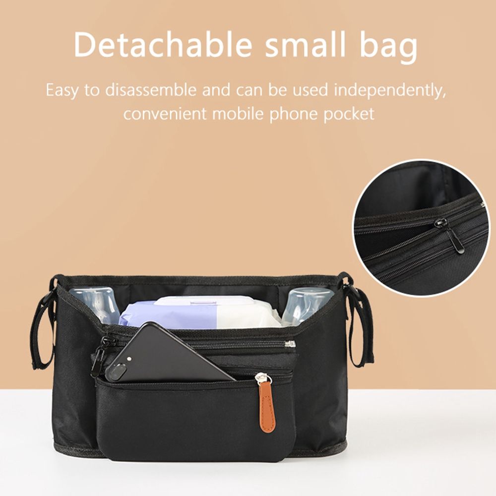 Tas voor kinderwagen accessoires luiertas kinderwagen flessenhouder kinderwagen organizer bekerhouder kinderwagen opbergtas