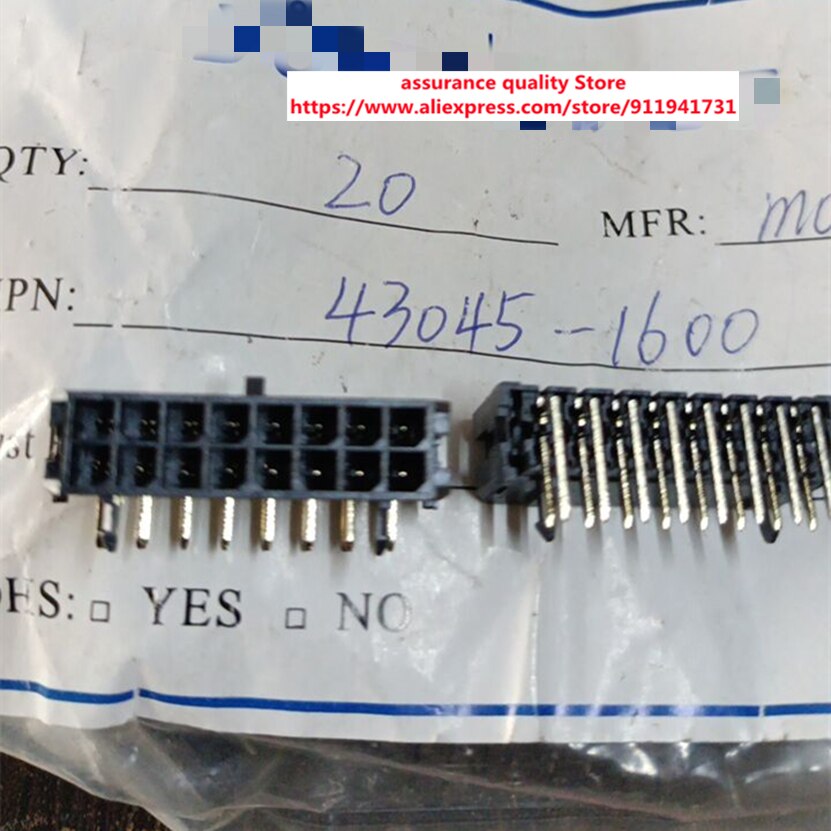 3pcs/lot S302-1V 43045-1400 43045-1600 SF-1582T1-C13 SF-1582T1 GRPB052VWQS-RC GRPB052VWQS: 43045-1600