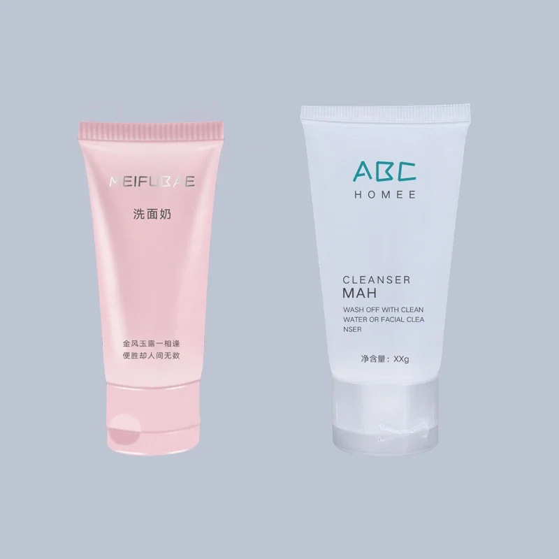 10 sztuk/partia 5ml 10ml 15ml 20ml 30ml 50ml 100ml puste plastikowe tubki robić wyciskania odwróć zakrętka butelka wielokrotnego napełniania pojemniki na balsam