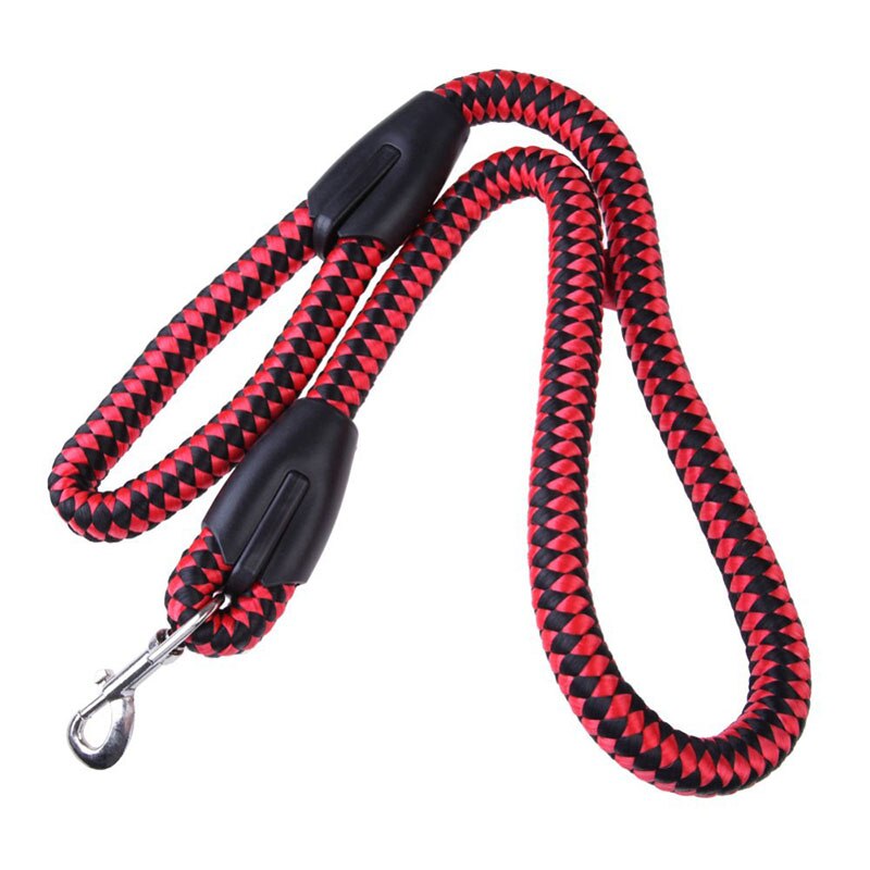 Sterke Hond Gevlochten Nylon Touw Zacht En Comfortabel Honden Leash Lead Duurzaam Heavy Duty Voor Kleine Huisdieren 120Cm