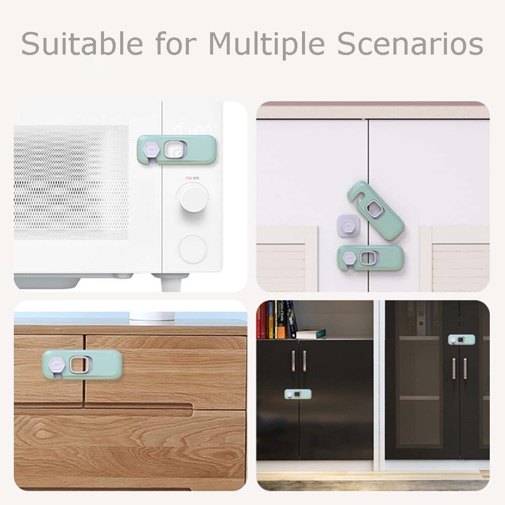 Baby Safety Child Lock Home Refrigerator Freezer Door Lock Catch Toddler Kids Child Cabinet Locks Baby Protect