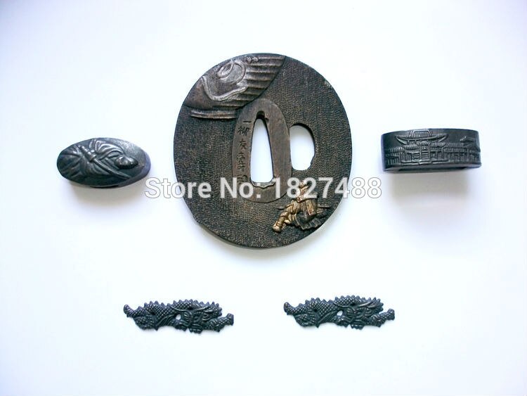 Japan Samurai Sword Fitting katana Tsuba Handguard Sword Accessories