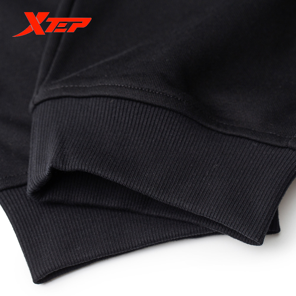 Xtep męskie spodnie sportowe 2021 nowa bawełna wygodne spodnie solidny kolor wiosna jesień sportowe 879329630160