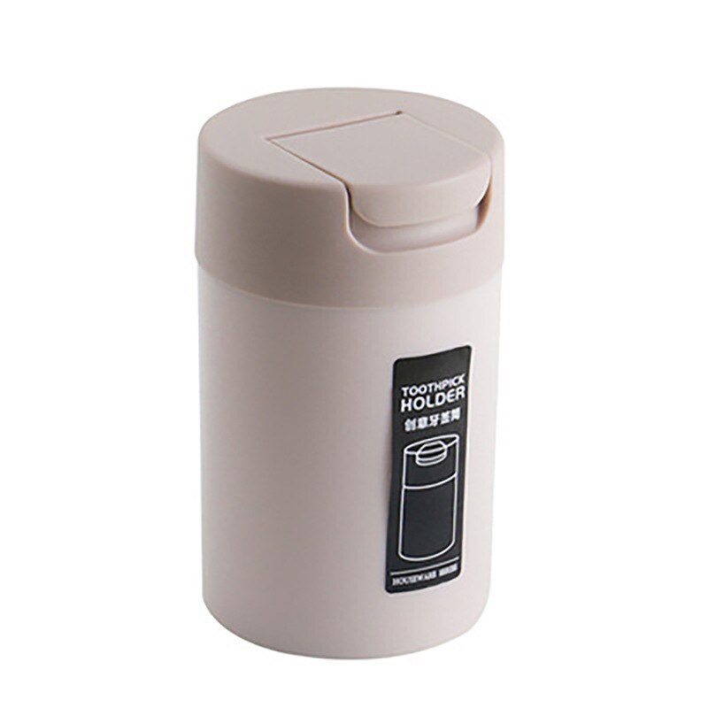 1pc tandstikker holder beholder hvede halm husholdnings bord tandstikker opbevaringsboks tandstikker dispenser hjemme orange tilbehør: Khaki